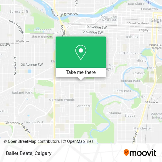 Ballet Beats map
