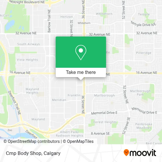 Cmp Body Shop map