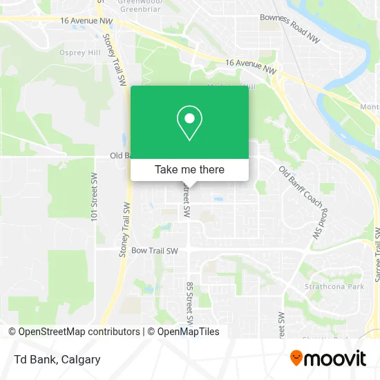 Td Bank map