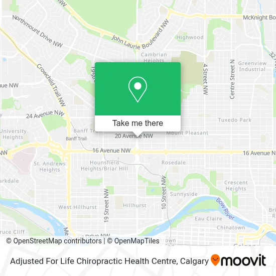 Adjusted For Life Chiropractic Health Centre map