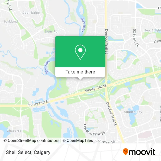 Shell Select map