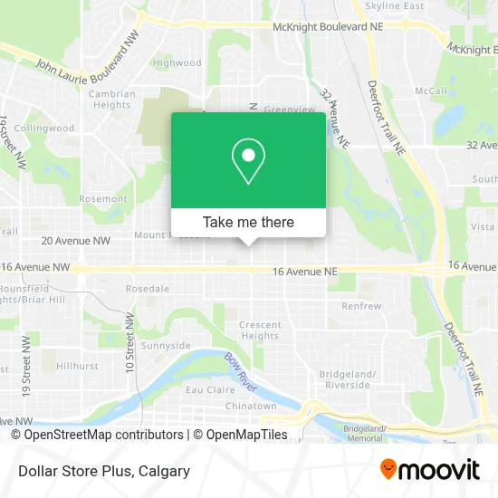 Dollar Store Plus map