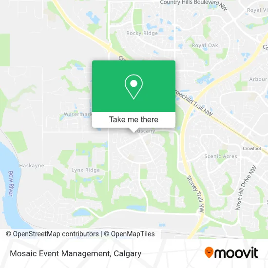 Mosaic Event Management map