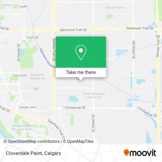 Cloverdale Paint map