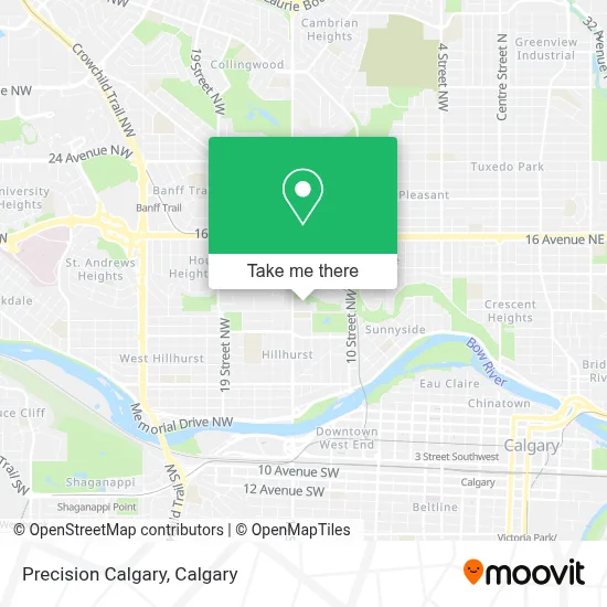 Precision Calgary map