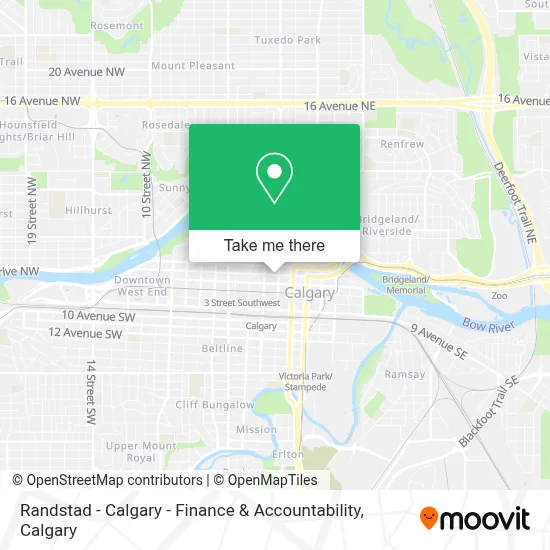 Randstad - Calgary - Finance & Accountability map