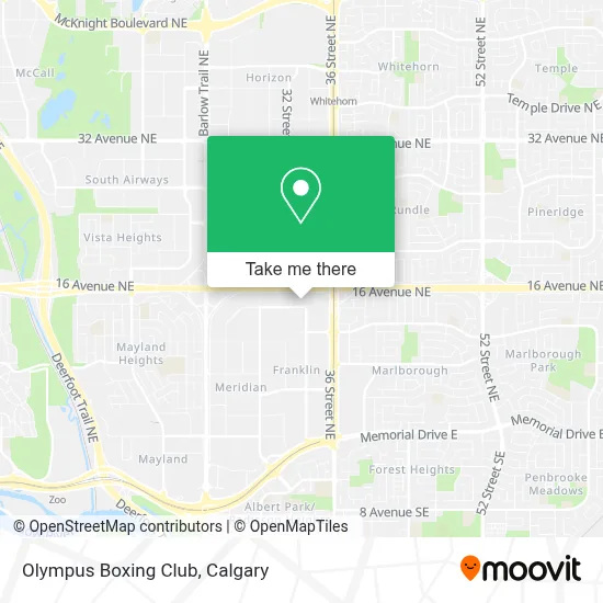 Olympus Boxing Club map