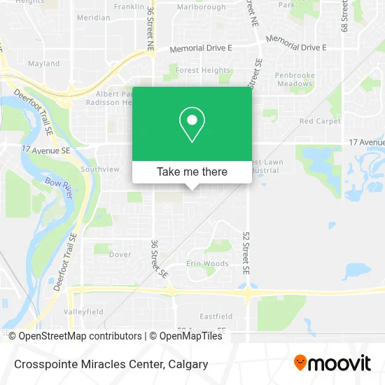 Crosspointe Miracles Center map