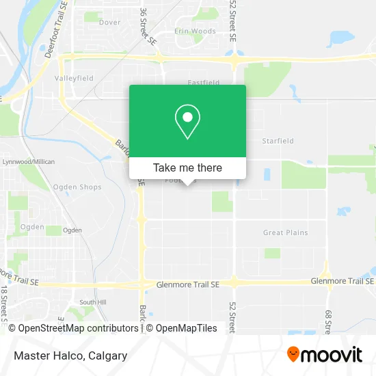 Master Halco map
