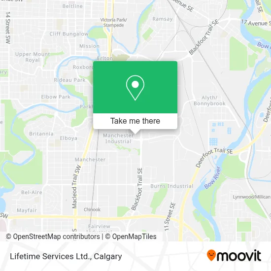 Lifetime Services Ltd. map