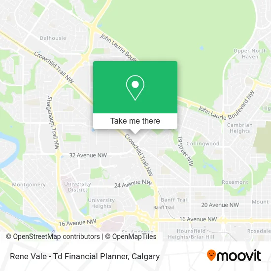 Rene Vale - Td Financial Planner map
