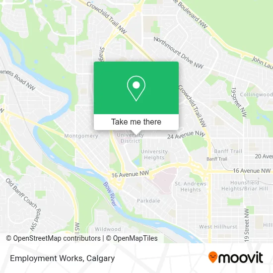 Employment Works map