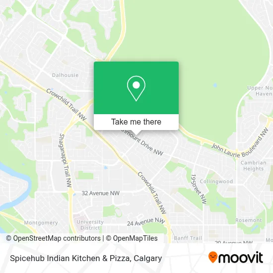 Spicehub Indian Kitchen & Pizza map
