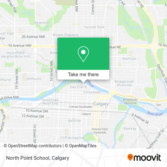 North Point School map