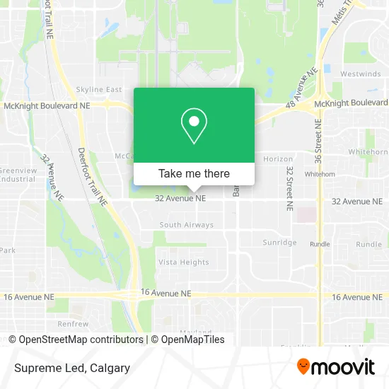 Supreme Led map
