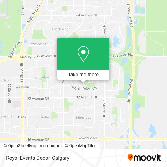 Royal Events Decor map