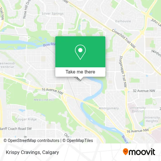 Krispy Cravings map