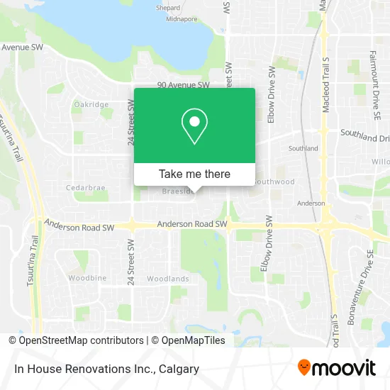 In House Renovations Inc. map