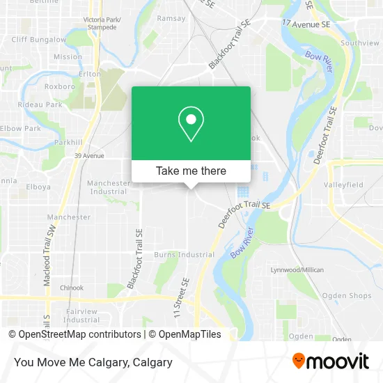 You Move Me Calgary map