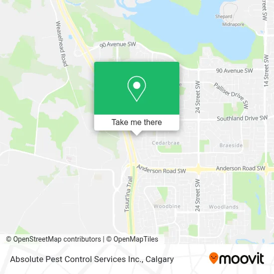 Absolute Pest Control Services Inc. map