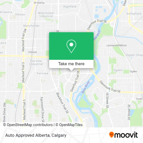 Auto Approved Alberta map