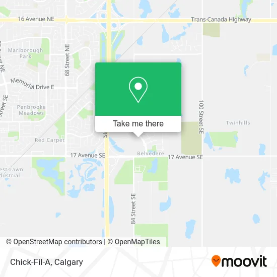 Chick-Fil-A map