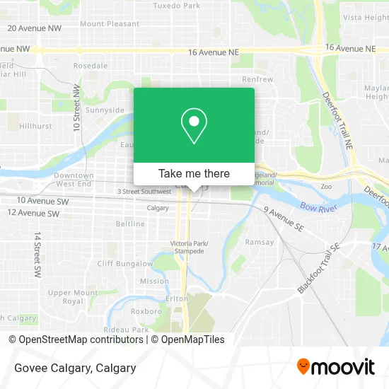 Govee Calgary map