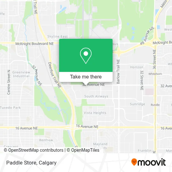 Paddle Store map