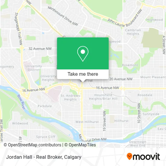 Jordan Hall - Real Broker map