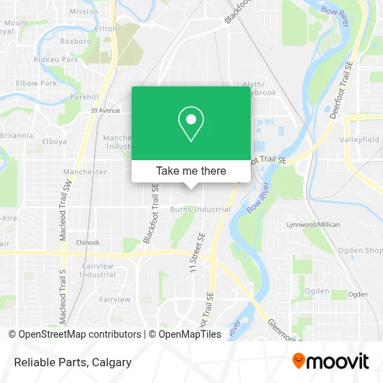 Reliable Parts map