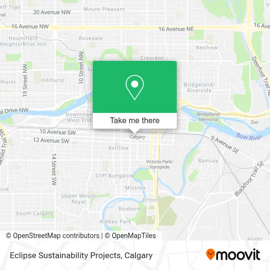 Eclipse Sustainability Projects map