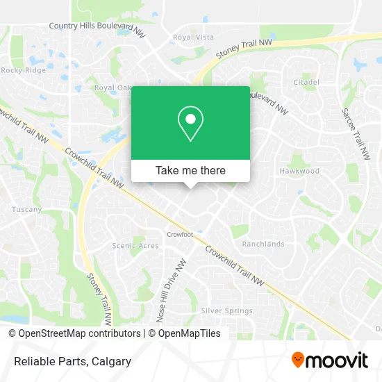 Reliable Parts map