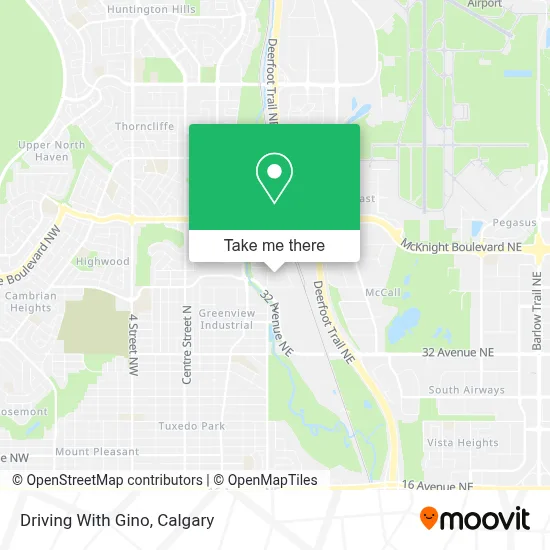 Driving With Gino map
