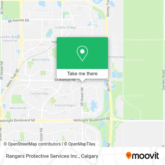 Rangers Protective Services Inc. map