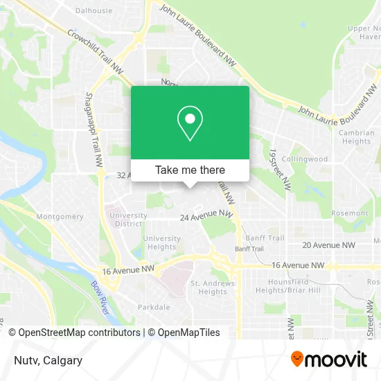 Nutv map