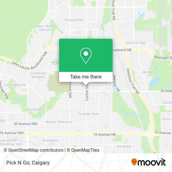 Pick N Go map
