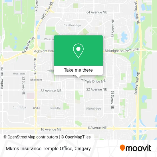 Mkmk Insurance Temple Office map