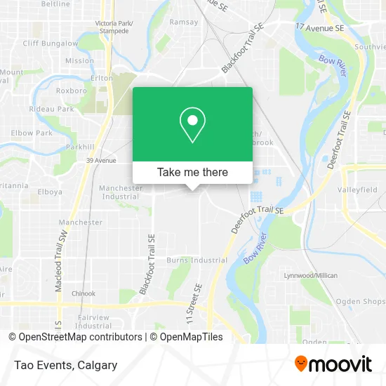 Tao Events map
