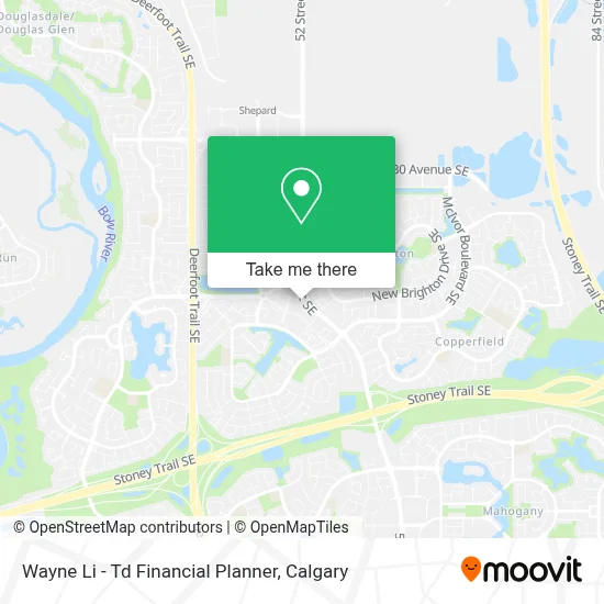 Wayne Li - Td Financial Planner map