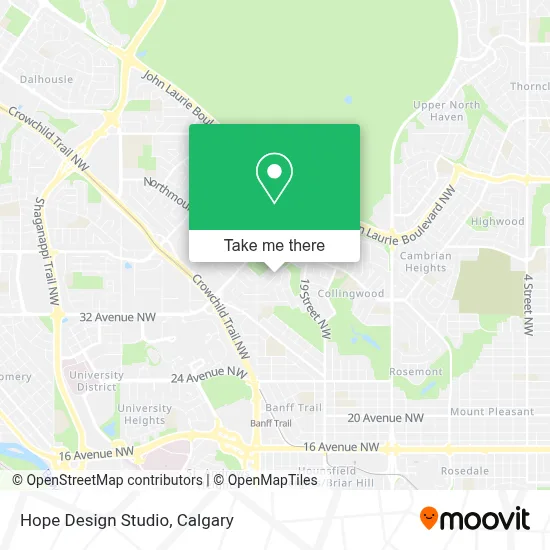 Hope Design Studio map