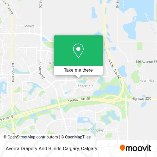 Averra Drapery And Blinds Calgary map