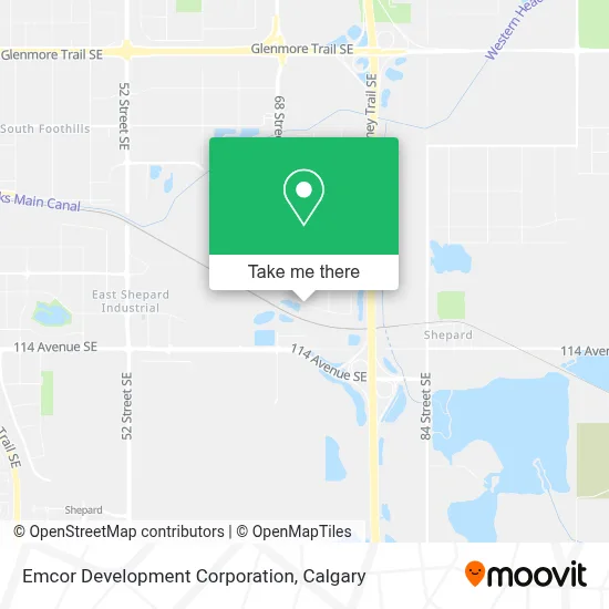 Emcor Development Corporation map