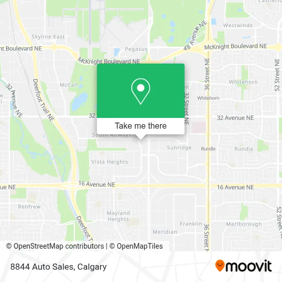 8844 Auto Sales map