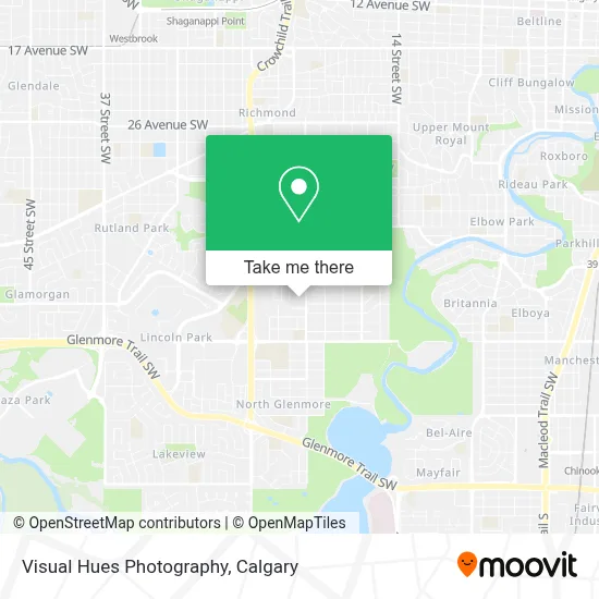 Visual Hues Photography map