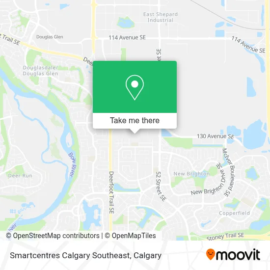 Smartcentres Calgary Southeast map