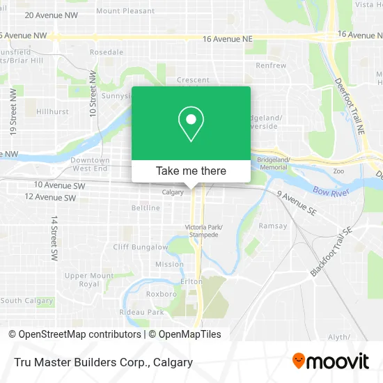 Tru Master Builders Corp. map