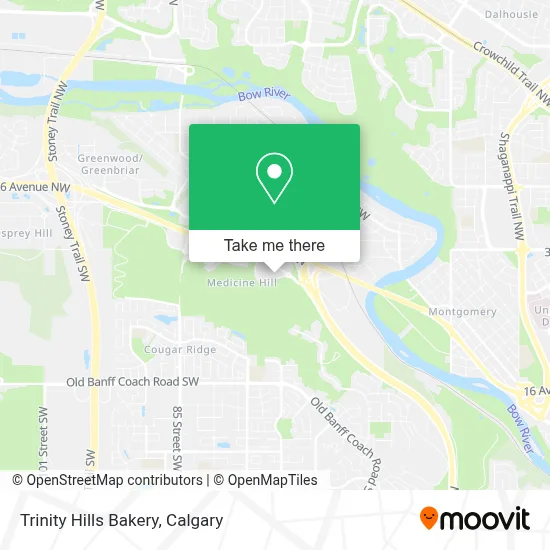 Trinity Hills Bakery map
