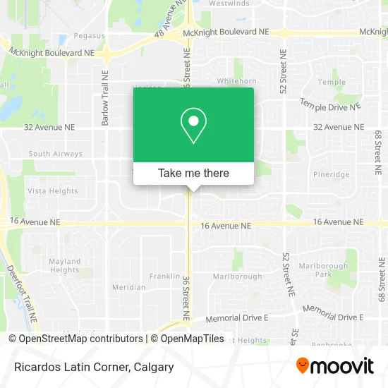 Ricardos Latin Corner map