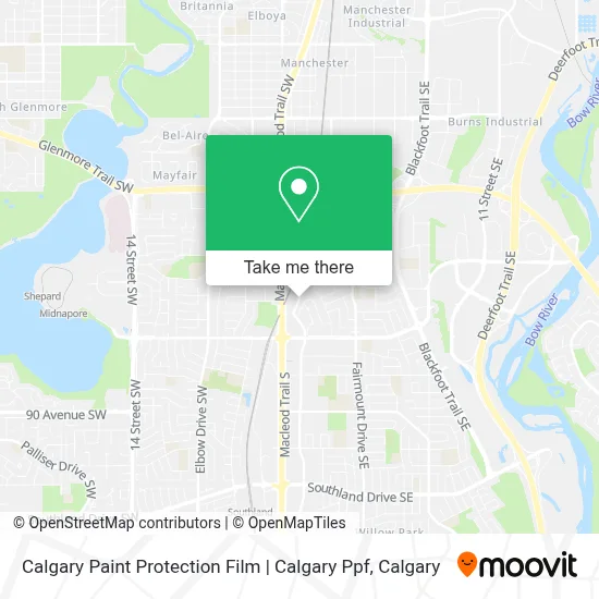 Calgary Paint Protection Film | Calgary Ppf map