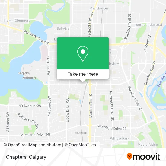 Chapters map